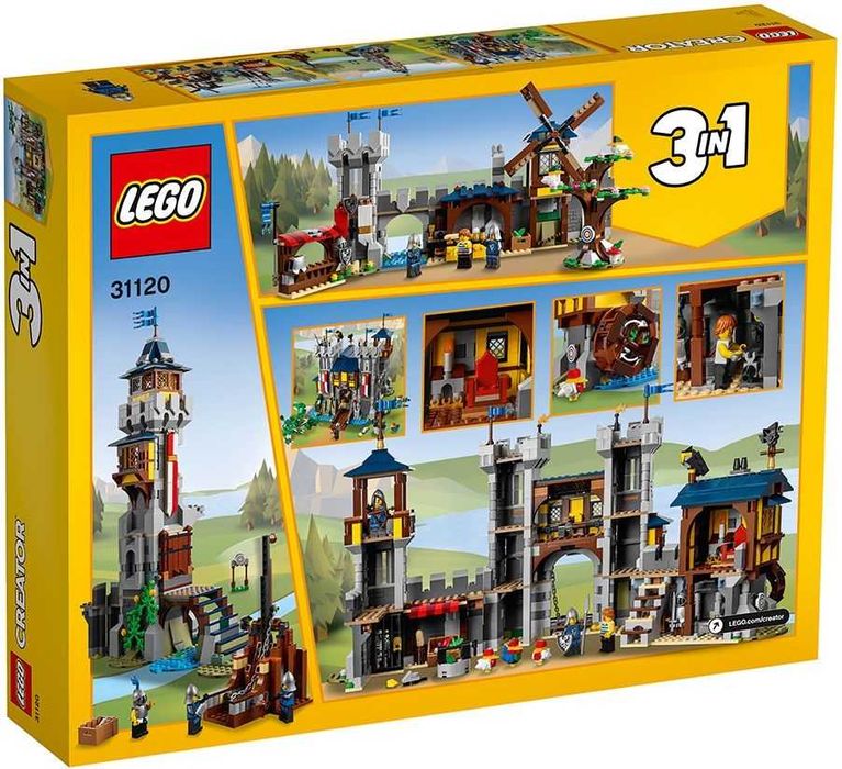 НОВО LEGO Creator 31120 - Средновековен замък