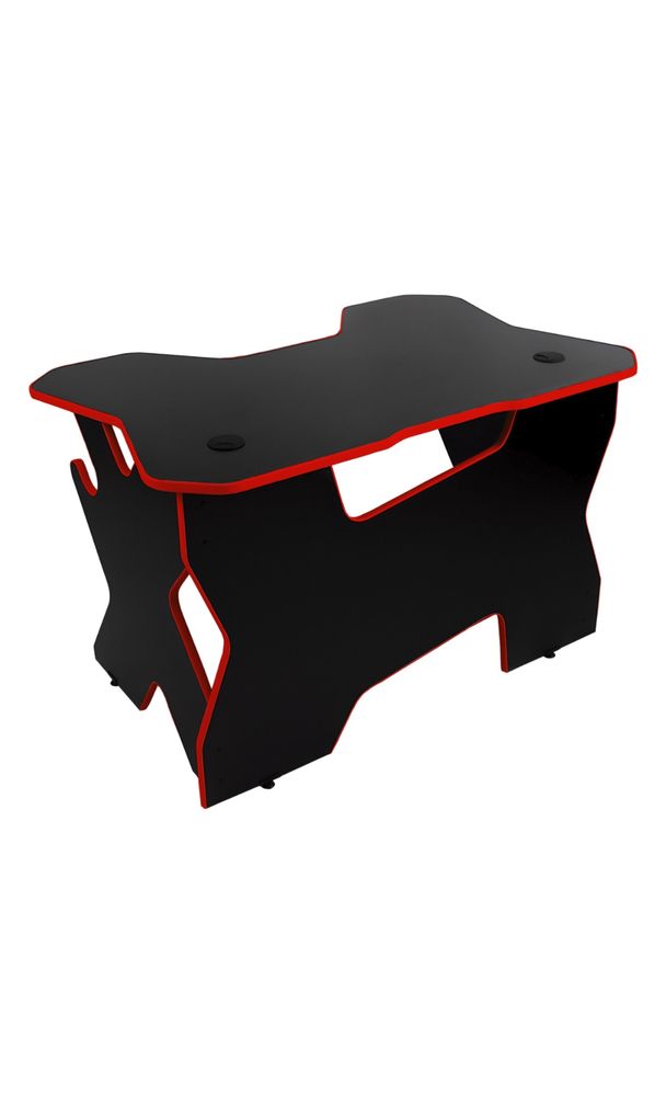 Компьютерный стол DreamDesk X-Line, 120x80x75 см, черный, красный