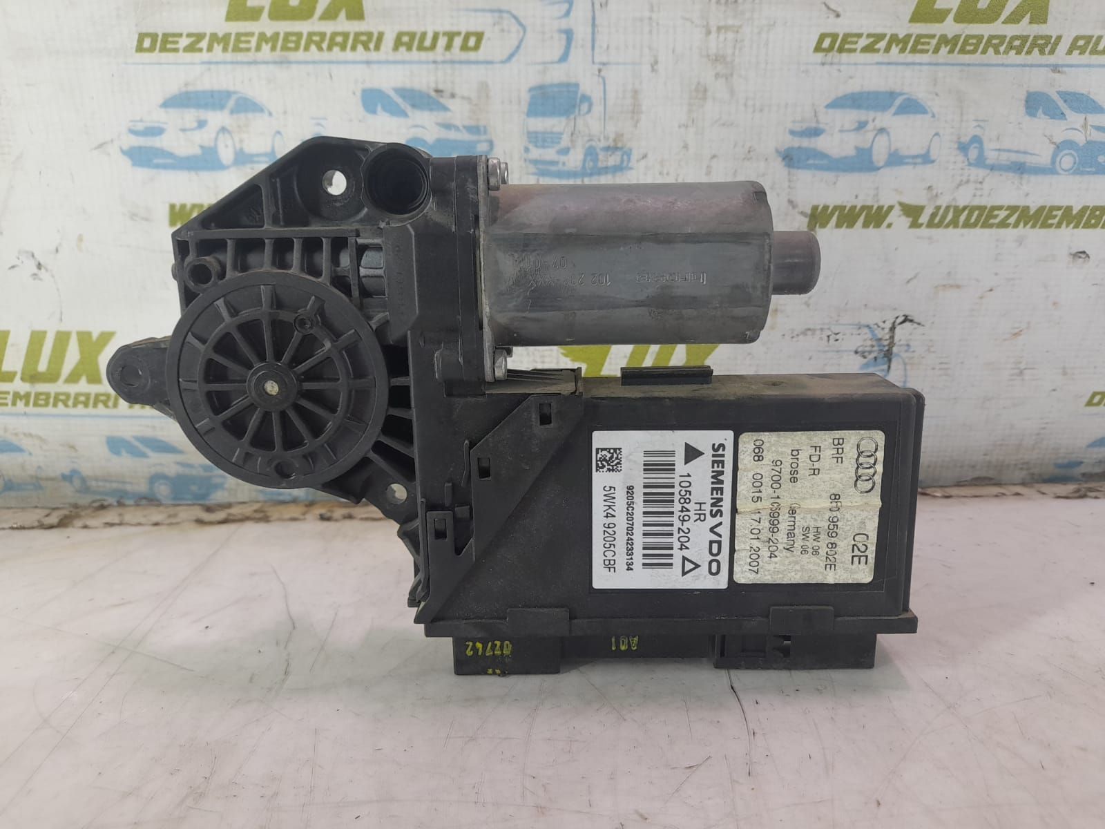 Motoras macara geam dreapta spate 8e0959802e Audi A4 B6 [2000 - 2005]