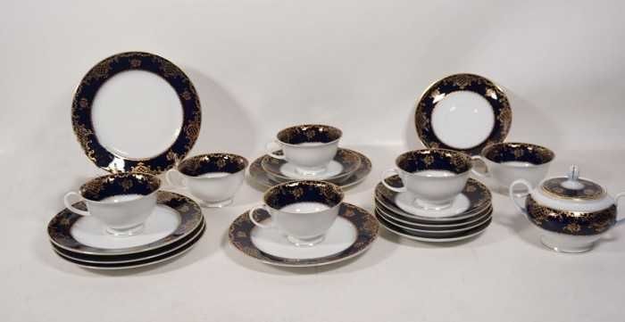 Superb serviciu-Rosenthal-Rose`Aida Charlemagne-Germania