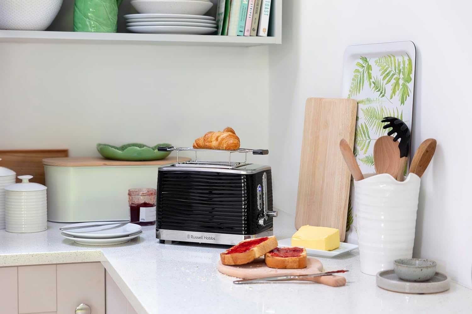 Тостер Russell Hobbs Inspire, 6 нива на запичане, 1050W