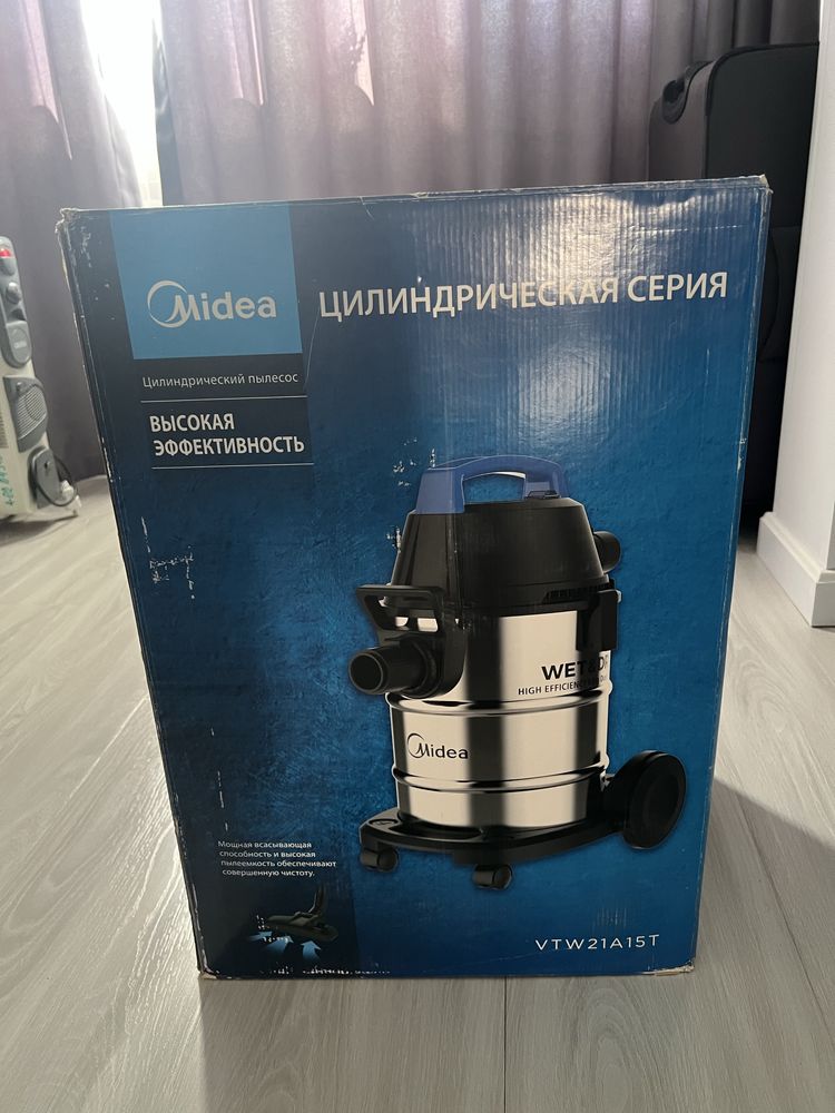 Пылесос Midea VTW21A15T, сухая и влажная уборка, 1600 Вт