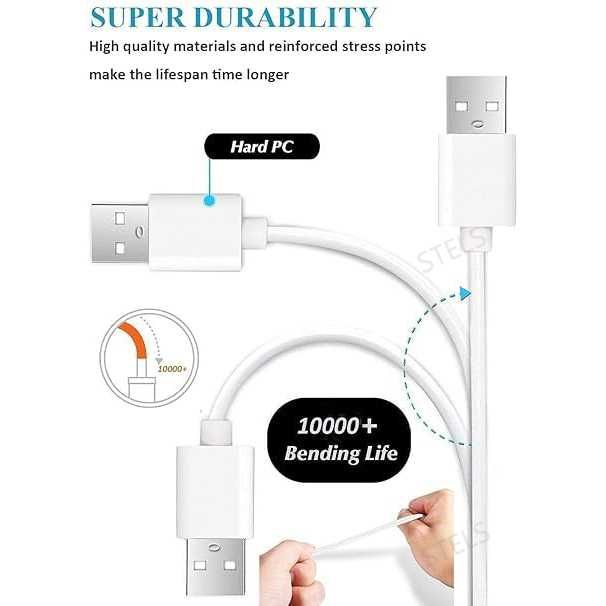 Кабел USB към USB-C Xiaomi, 120W, 6A, Бързо зареждане, 1м, Бял