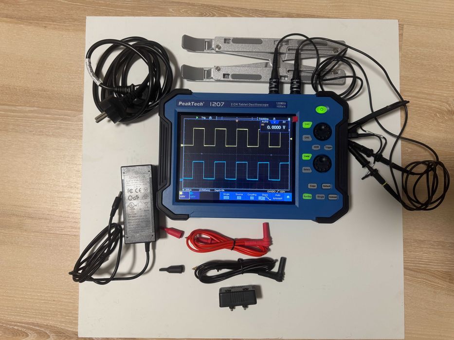 Osciloscop tableta Peakteck 1207 - 2 canale 120Mhz