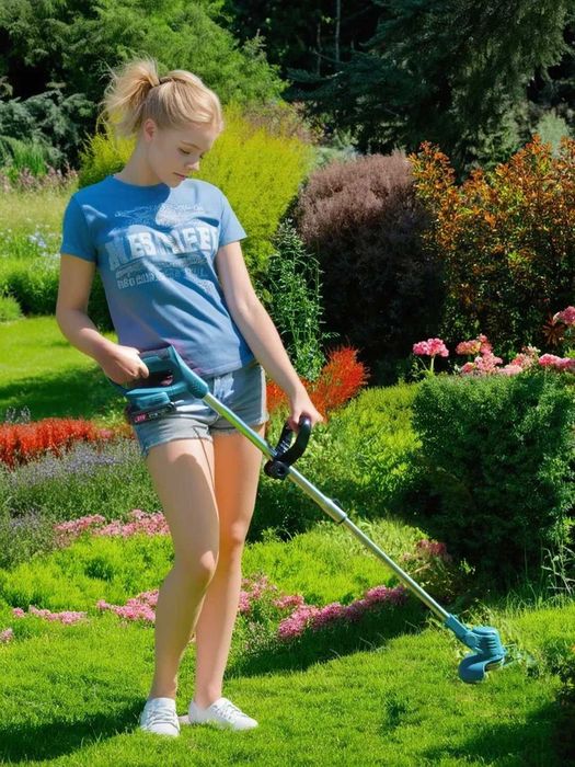 Триммер садовый Biyoti BYT-BC53 | Аккумуляторный | 2 АКБ | 600 Вт