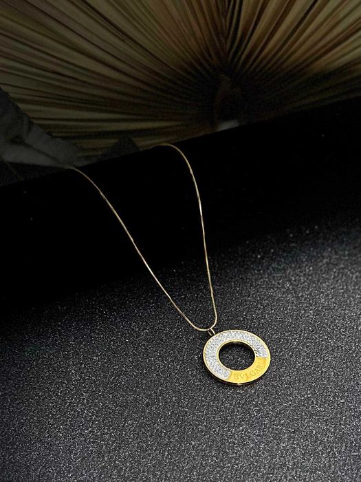 Колиета  от медицинска стомана 316L със златисто PVD покритие.