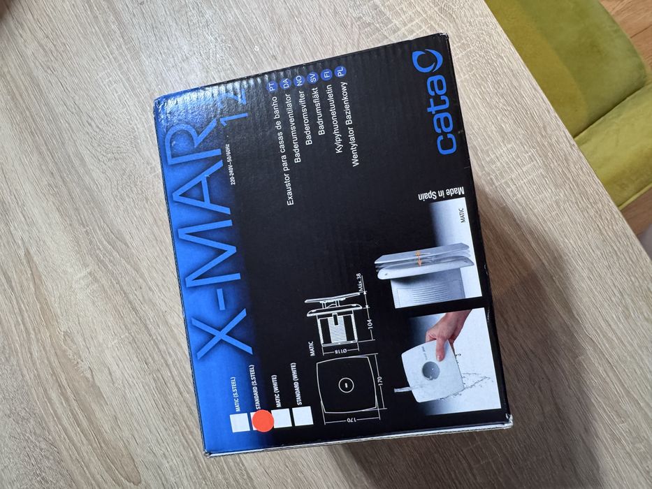 Ventilator de baie perimetral  X-mart 12 inox Cata