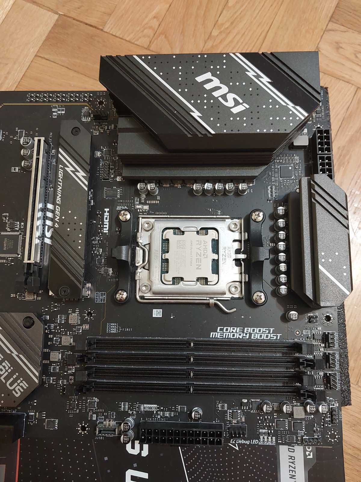 AMD Ryzen 5 7600X + MSI B650 Gaming Plus Wi-Fi , AM5
