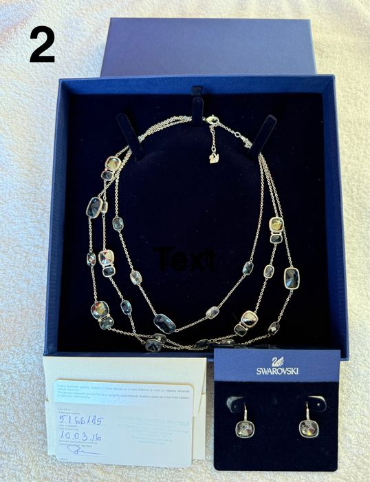 Swarovki - set achizitionat din magazin Swarovki