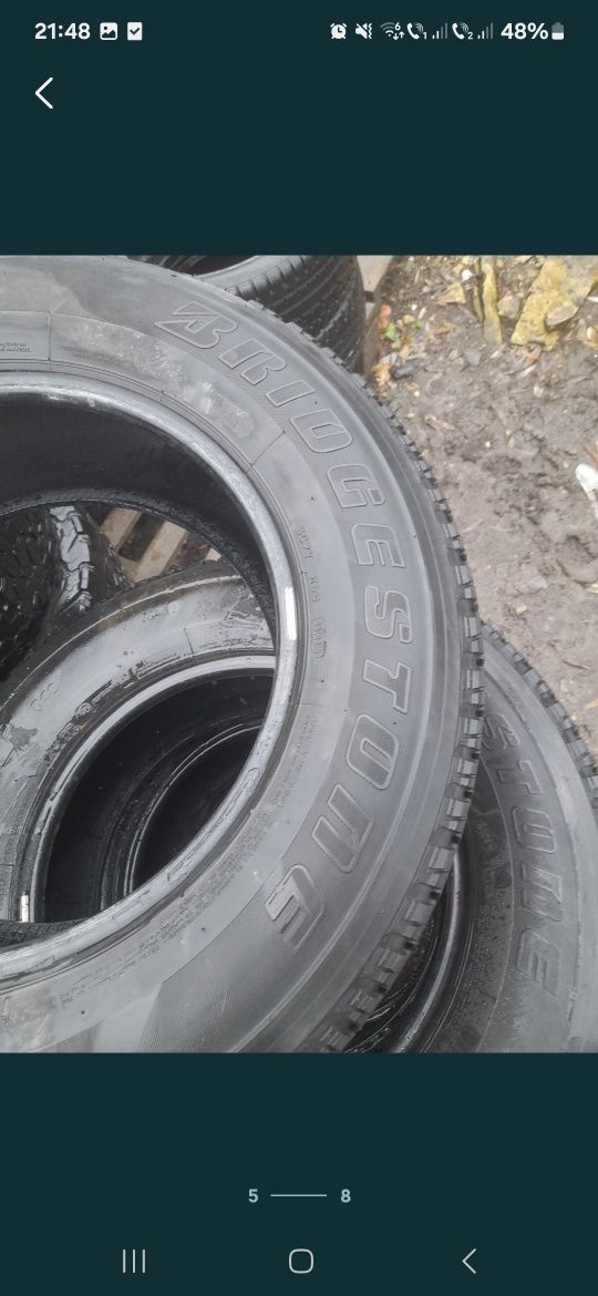 Vând 2 sau 4 anvelope 265 65 17 brigestone de iarna bune  preț 150 lei