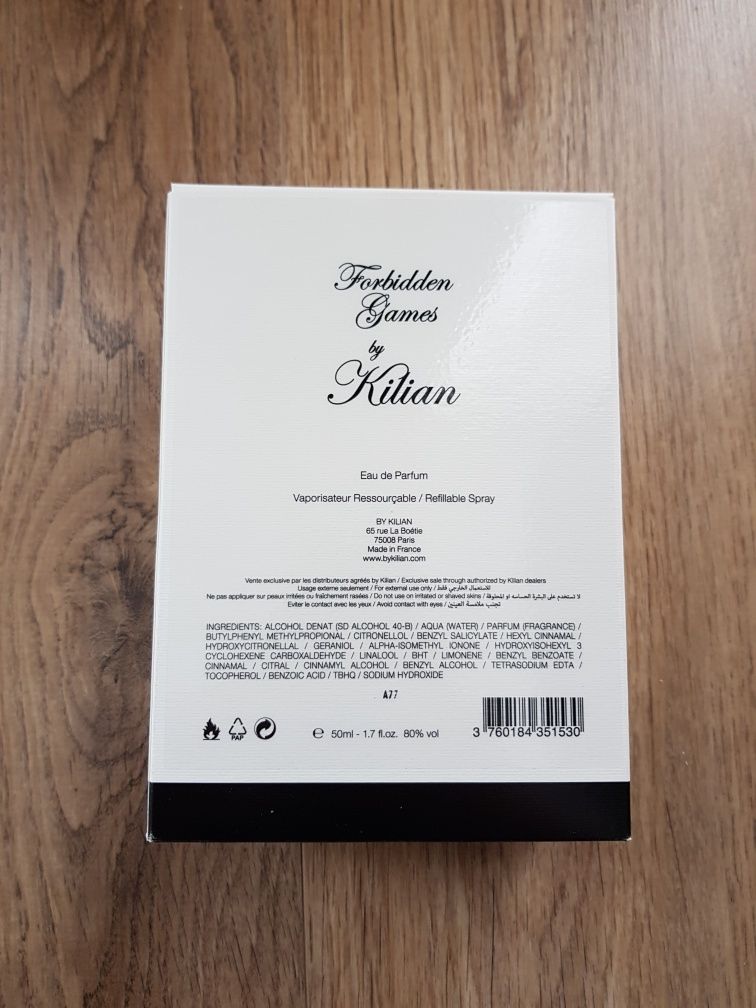 By Kilian Forbidden Games Parfum de nisa 50 ml