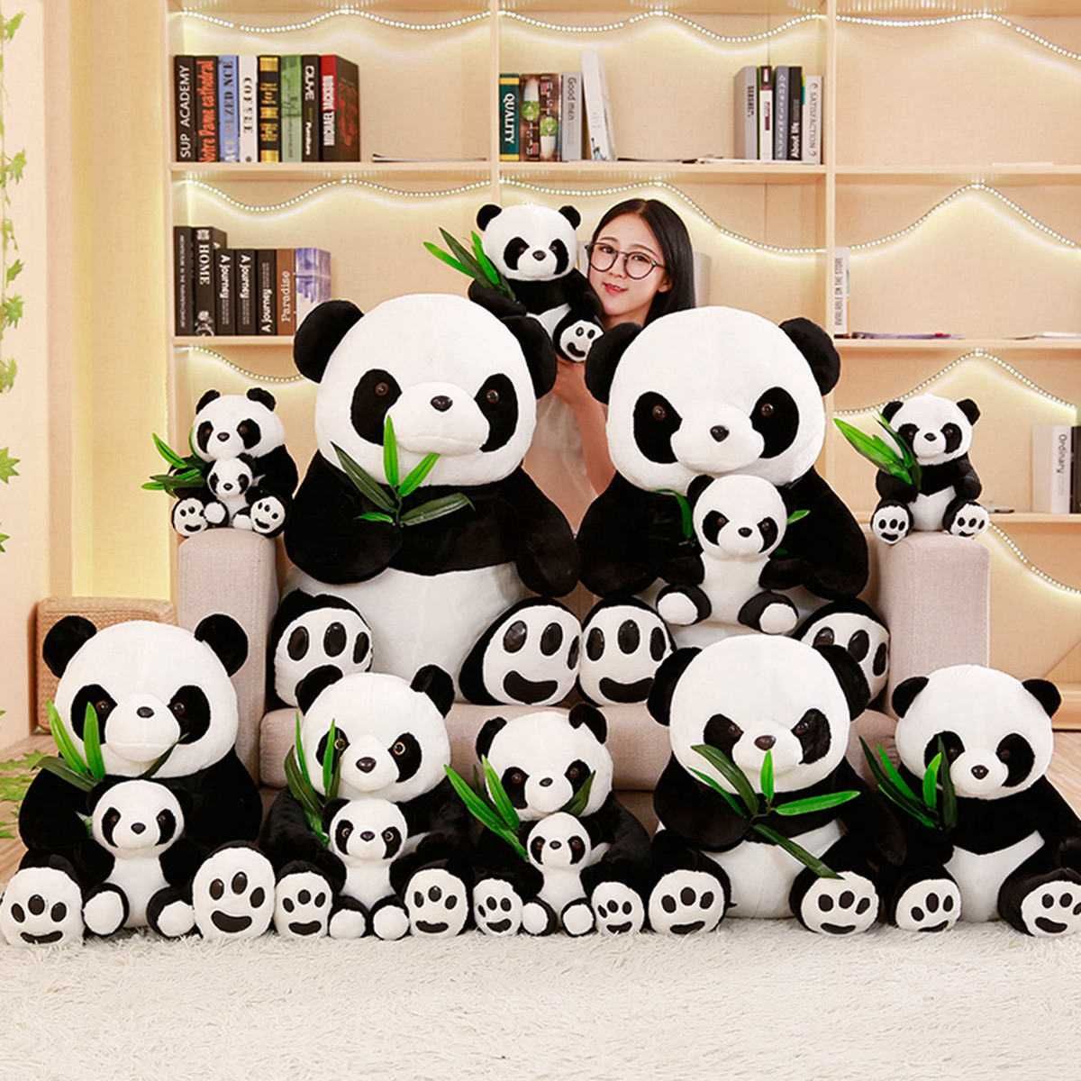 urs de plus panda 1,3m panda imens urias urs gigant