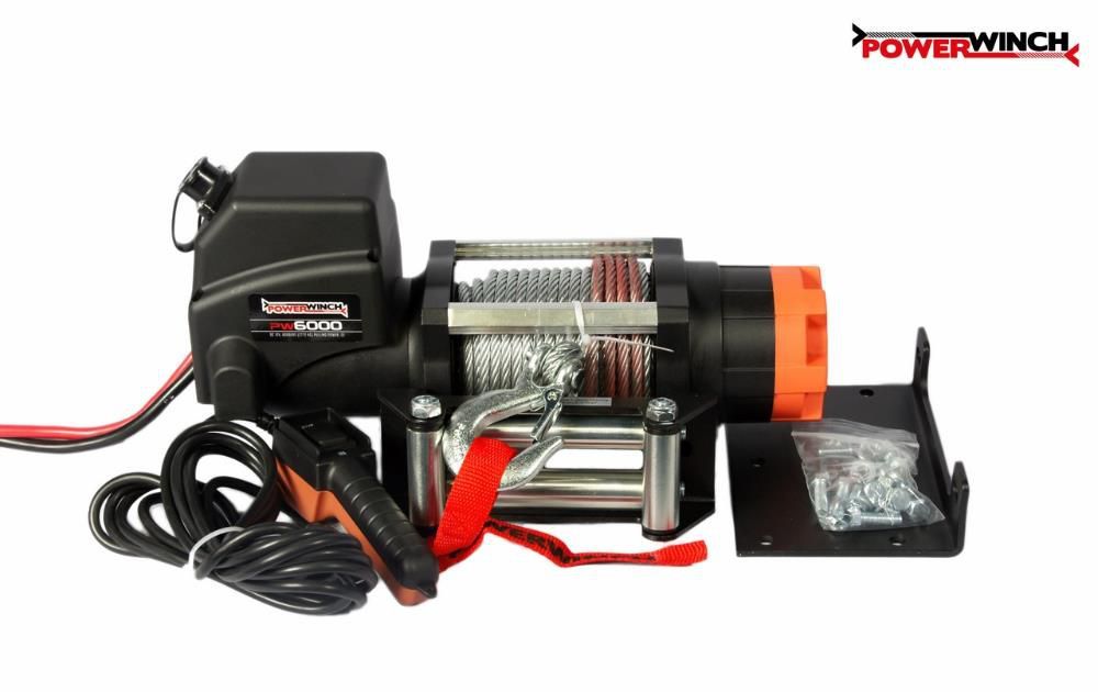 Troliu electric Kangaroo 6000 pentru 4X4 putere 2722 kg.pe horizontala