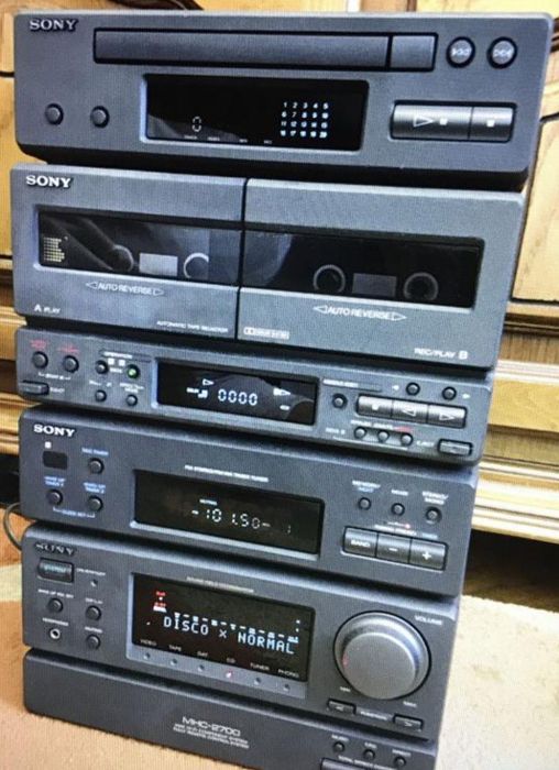 Mini-Sistem audio RETRO, MHC-2700, original-Sony, superb/recondiționat
