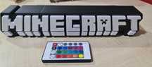 LOGO Minecraft cu Led-uri