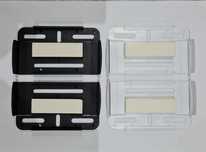 Suport universal slim pentru numerele de inmatriculare, set fata spate