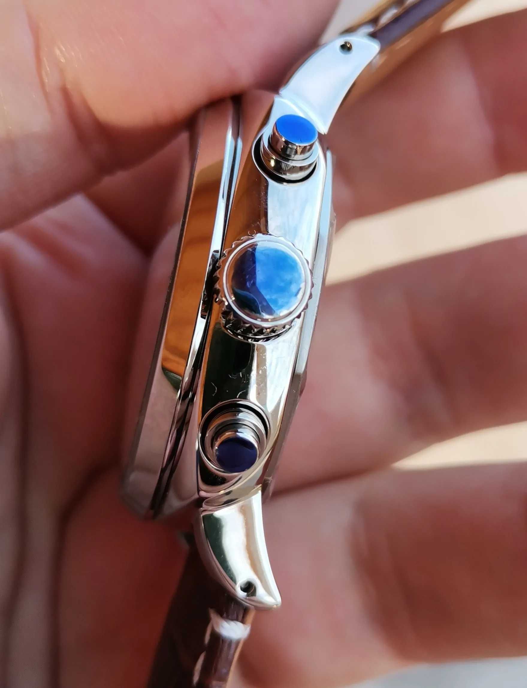 Parnis Cronograf 44 mm japonez Citizen Miyota