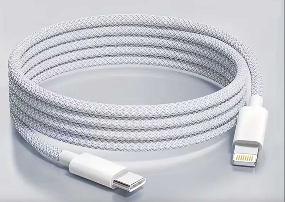 Кабель Быстрой зарядки 60W для  Айфона тип USB-C на Lightning