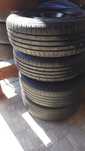 Vând set jante 5x114,3 + anvelope Hankook vara 205/65/R15