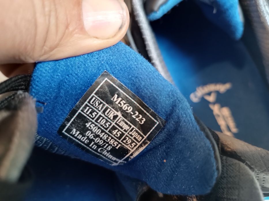 Голф обувки 45 Callaway Apex Pro S

Един път обувани, неразличими от н