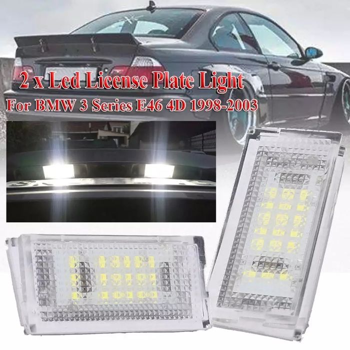 Lampi led numar inmatriculare Bmw E46 Sedane Compact Touring Estate