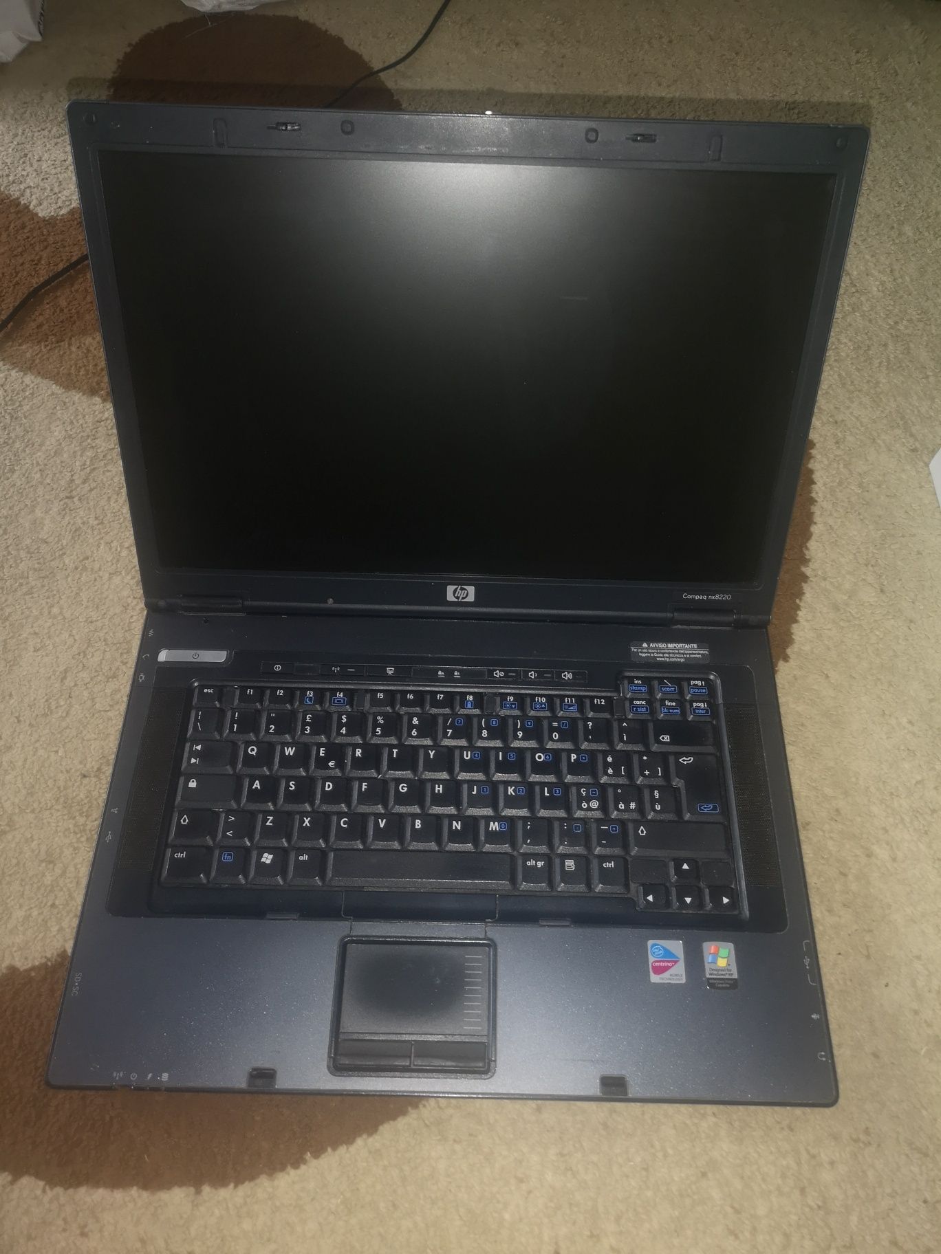 Laptop HP de 15,4 inch