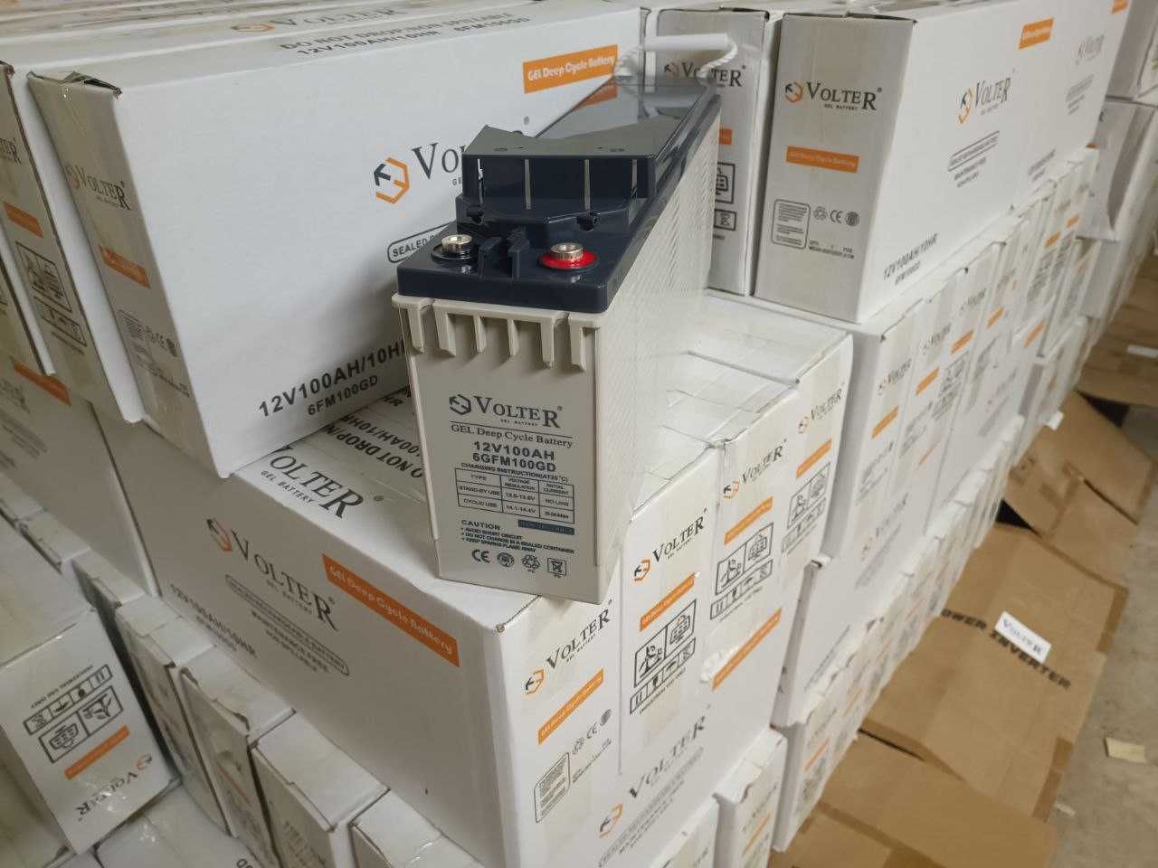 AGM гелевый аккумулятор VOLTER 12v 100ач