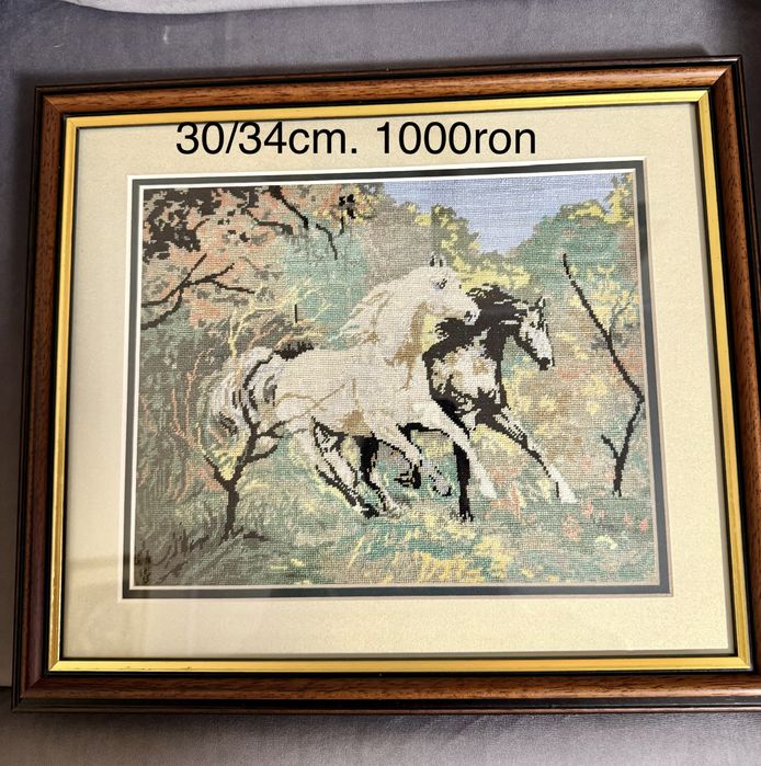 Goblene cusute manual in punct mic