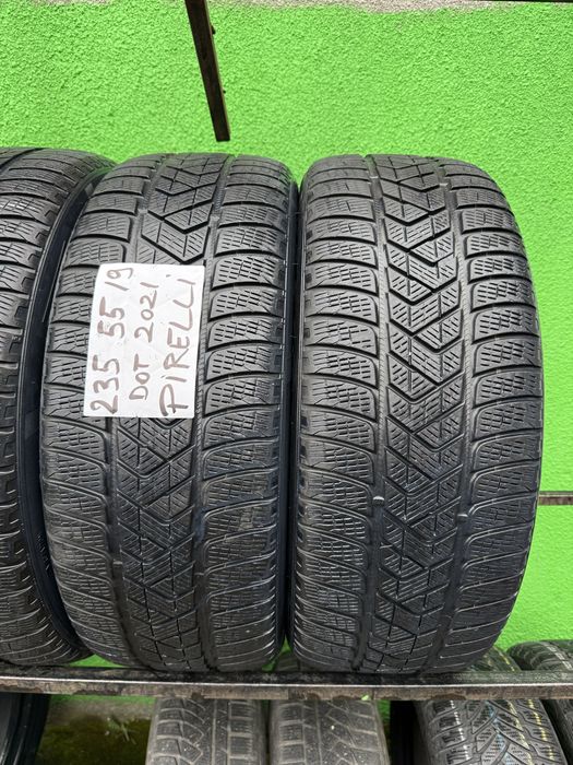 235/55/19 PIRELLI Scorpion WINTER DOT 2021 Profil 6.4mm IMPECABILE