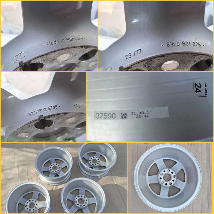Roti Jante R16 AUDI A4 B9 B8 VW Golf 6 7 8 Jetta Passat Tiguan 5/112