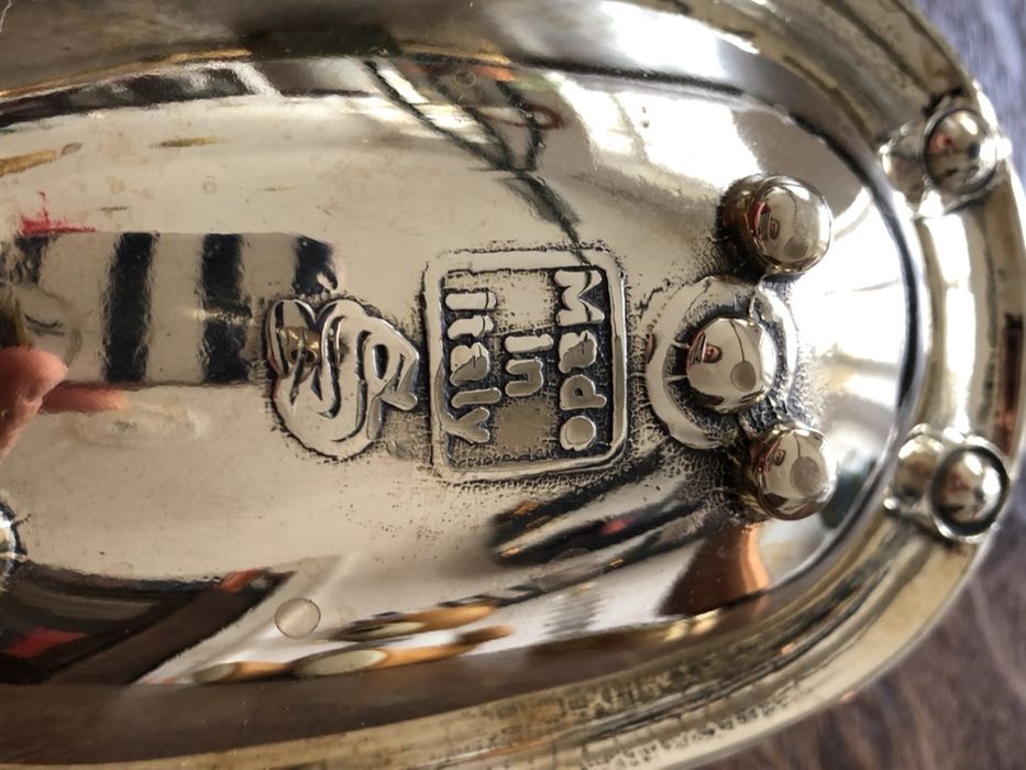 Sapuniera miniatura pt baia copiilor din alama fabricata in Italia