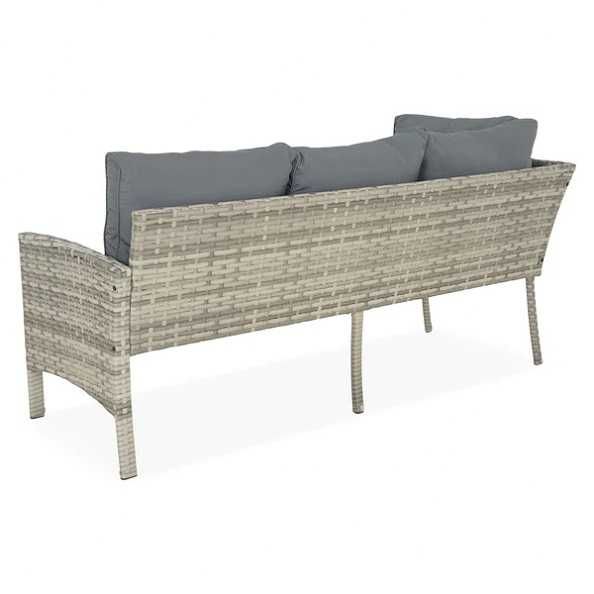 Set mobilier exterior gradina/balcon/terasa colțar 3 taburete OFERTA