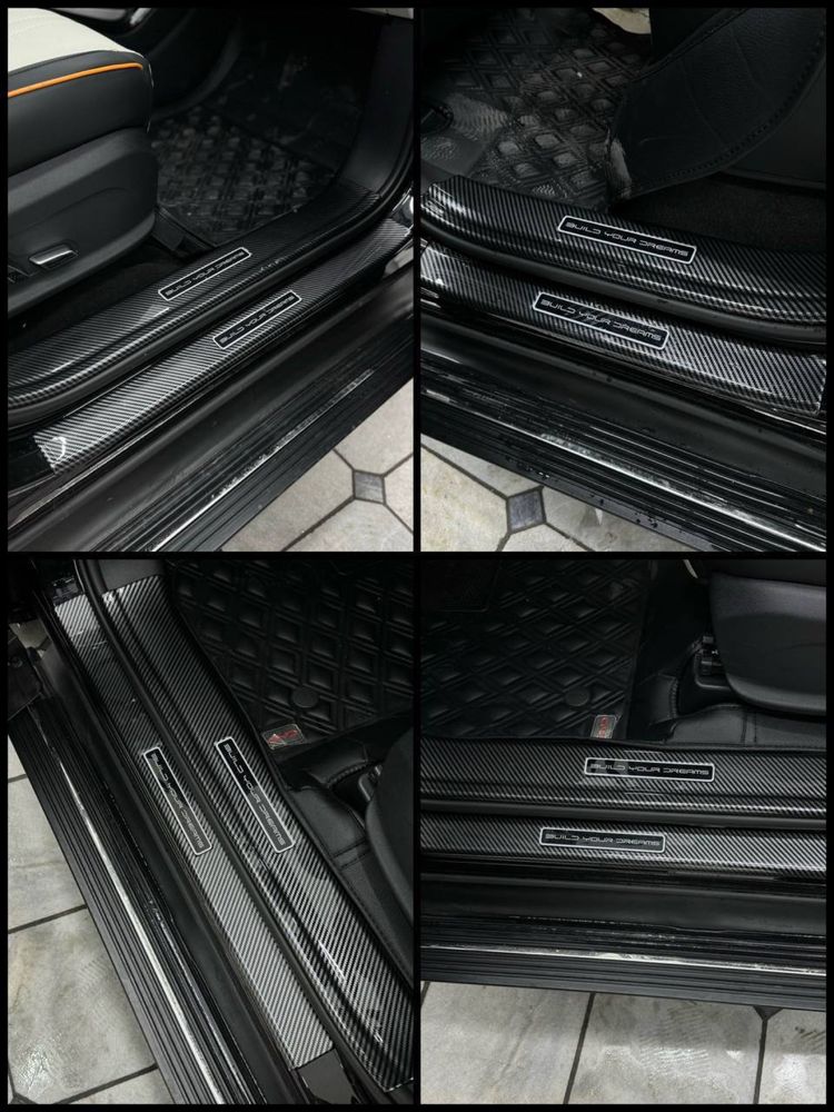 BYD Champion carbon парог накладка