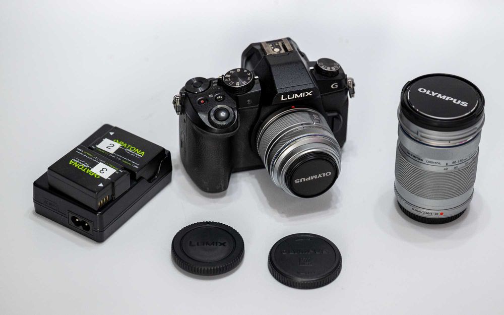 Panasonic Lumix DMC- G80 + 2 obiective