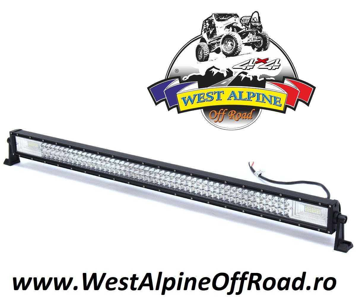 LED BAR auto 702W - LEDURI PE 3 RANDURI - COMBO 12V - Lungime 127 Cm