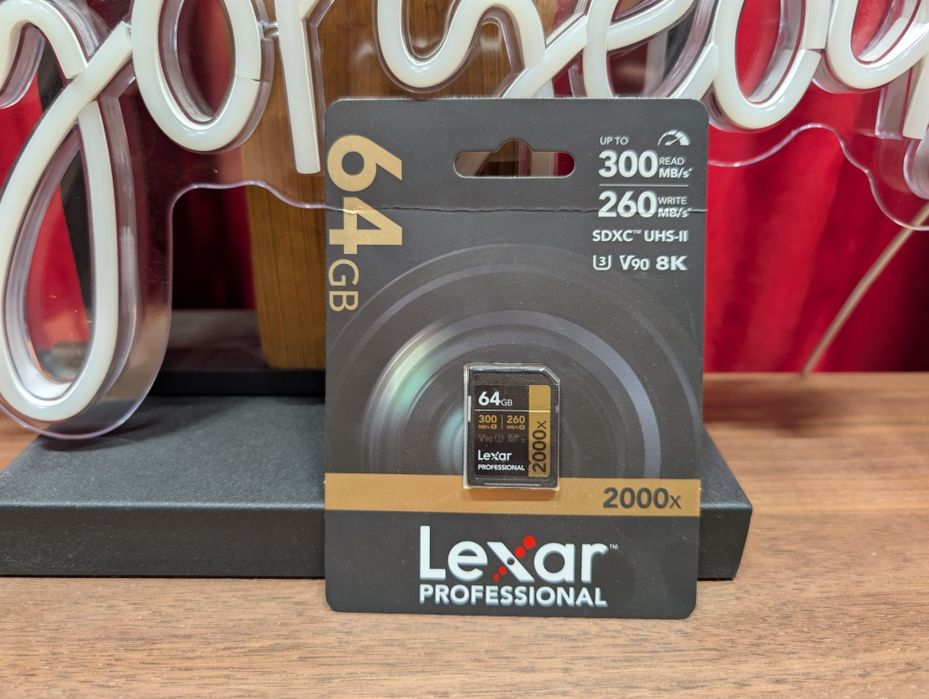 Card Lexar 64GB V90 8K UHS-II