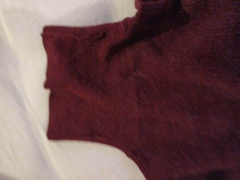 Pulover supradimensionat vișiniu Zeeman de femei marimea 48