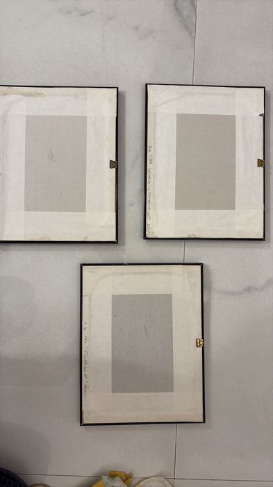 Set 3 tablouri oficiale Friedensreich Hundertwasser – anii 1980