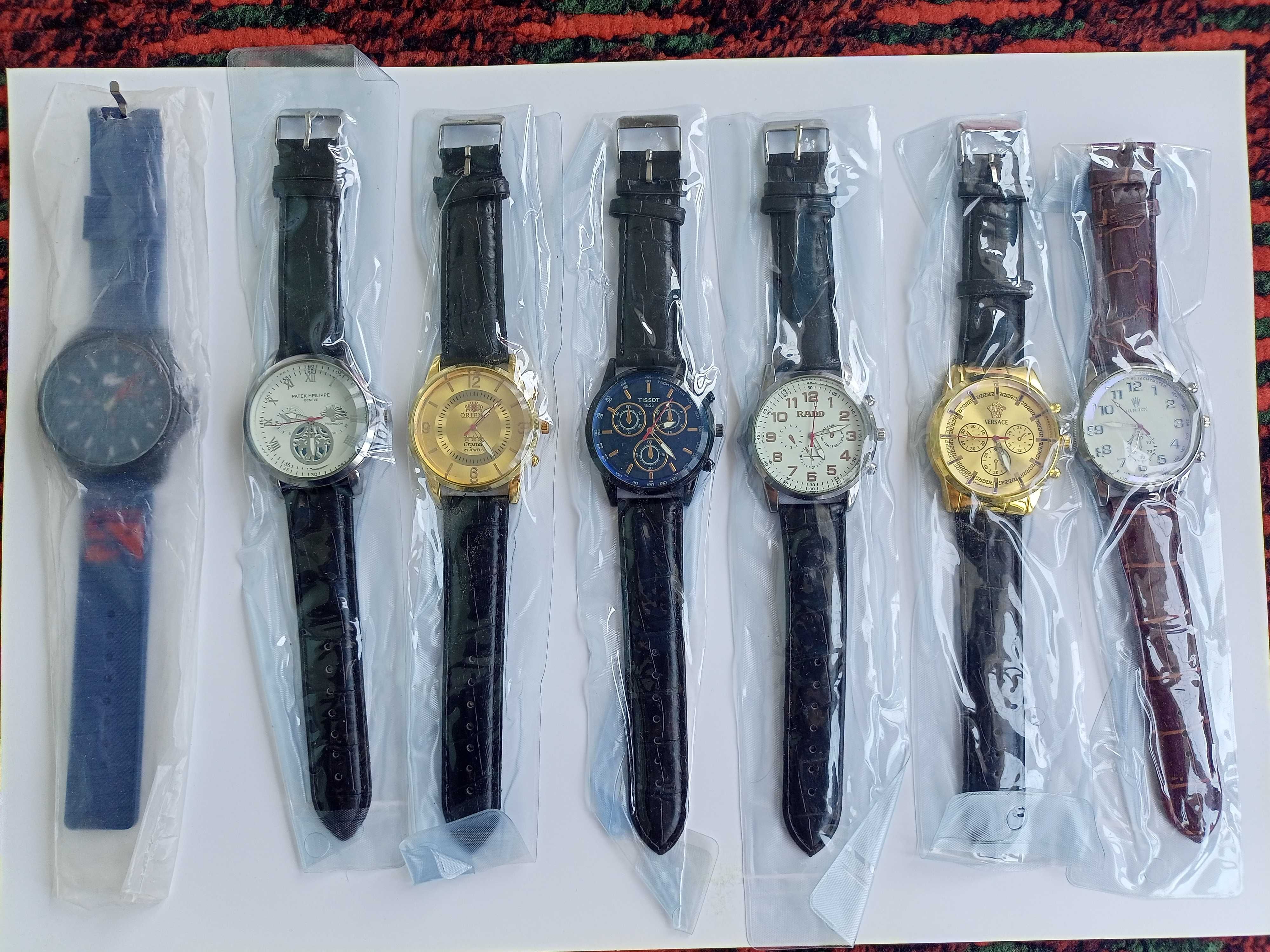 Casio G-Shock, BVLGARI, Rolex, Tissot, Orient, Versace