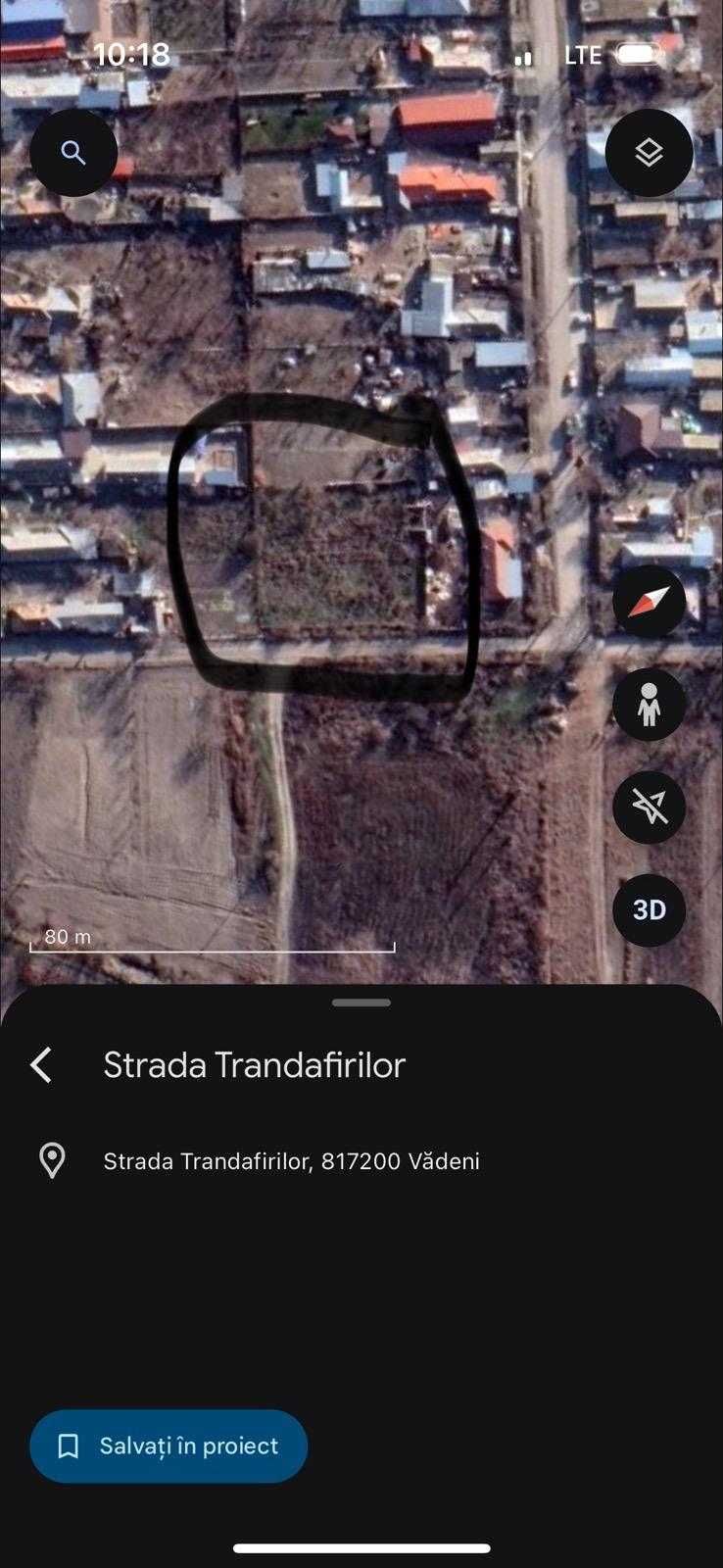 Vand teren intravilan loc. Vadeni jud. Braila