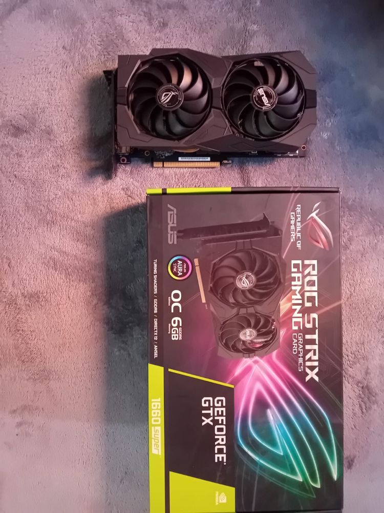 Gtx 1660 SUPER OC Rog strix