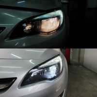 Kit Lupe Bixenon +Led 60W Opel Astra J/K/Mokka/Corsa/Crossland +montaj