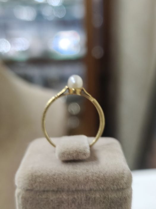 Inel cu perla aur 18k 1.73gr (r)
