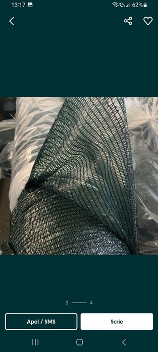 Plasa UMBRIRE culturi/constructii 50% 80% 90%  95% tratata UV!Calitate