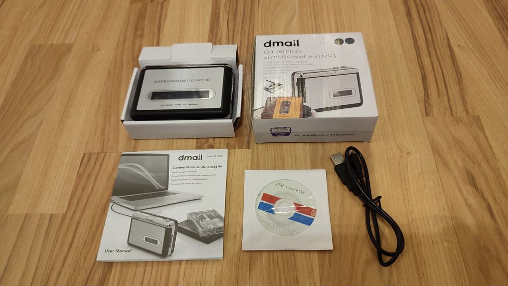 Convertire transfer casete audio MP3 Nou