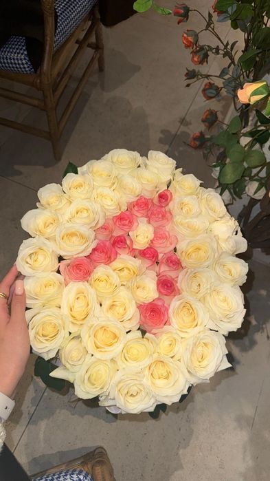 Букет с буквой  свежие