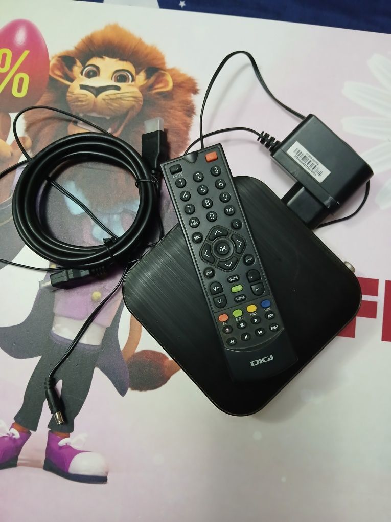 Receptor/Decodor cablu tv dvb-c hd digi