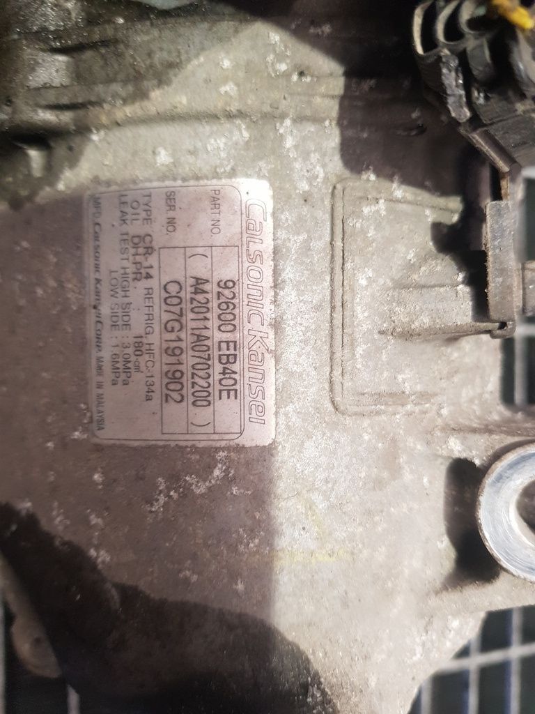 Compresor clima Nissan Navara D40 2.5 Diesel D40 2006 - 2010 YD25DDTI (521)
