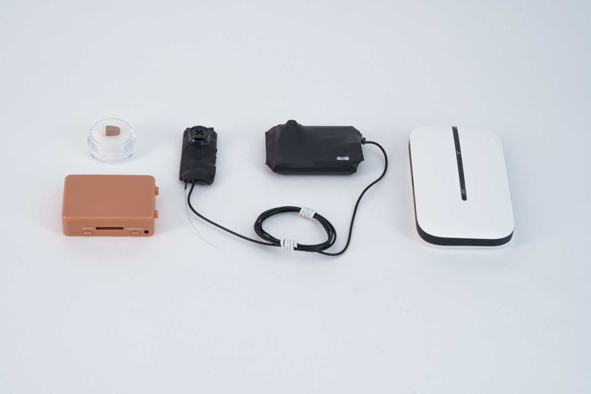 Casca de Copiat cu Camera Video Profesionala FARA Fire/Cabluri/Telefon