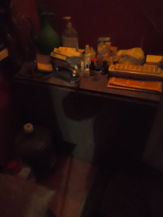 Стол книжка серый